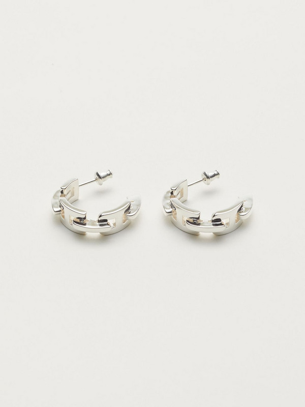 A CHAIN RING EARRINGS