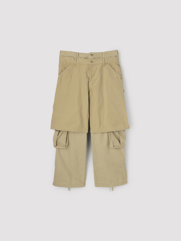 CANVAS LAYERED PANTS