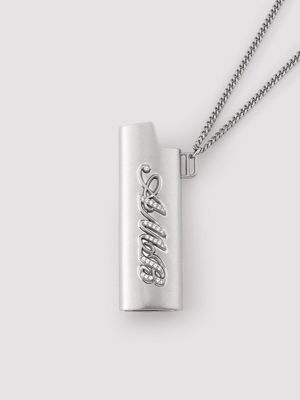 INITIAL LOGO LIGHTER CASE NECKLACE	