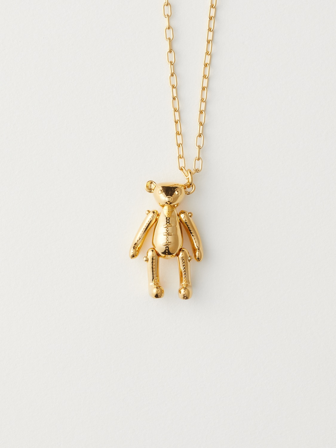 TEDDY BEAR CHARM NECKLACE 詳細画像 Gold 1
