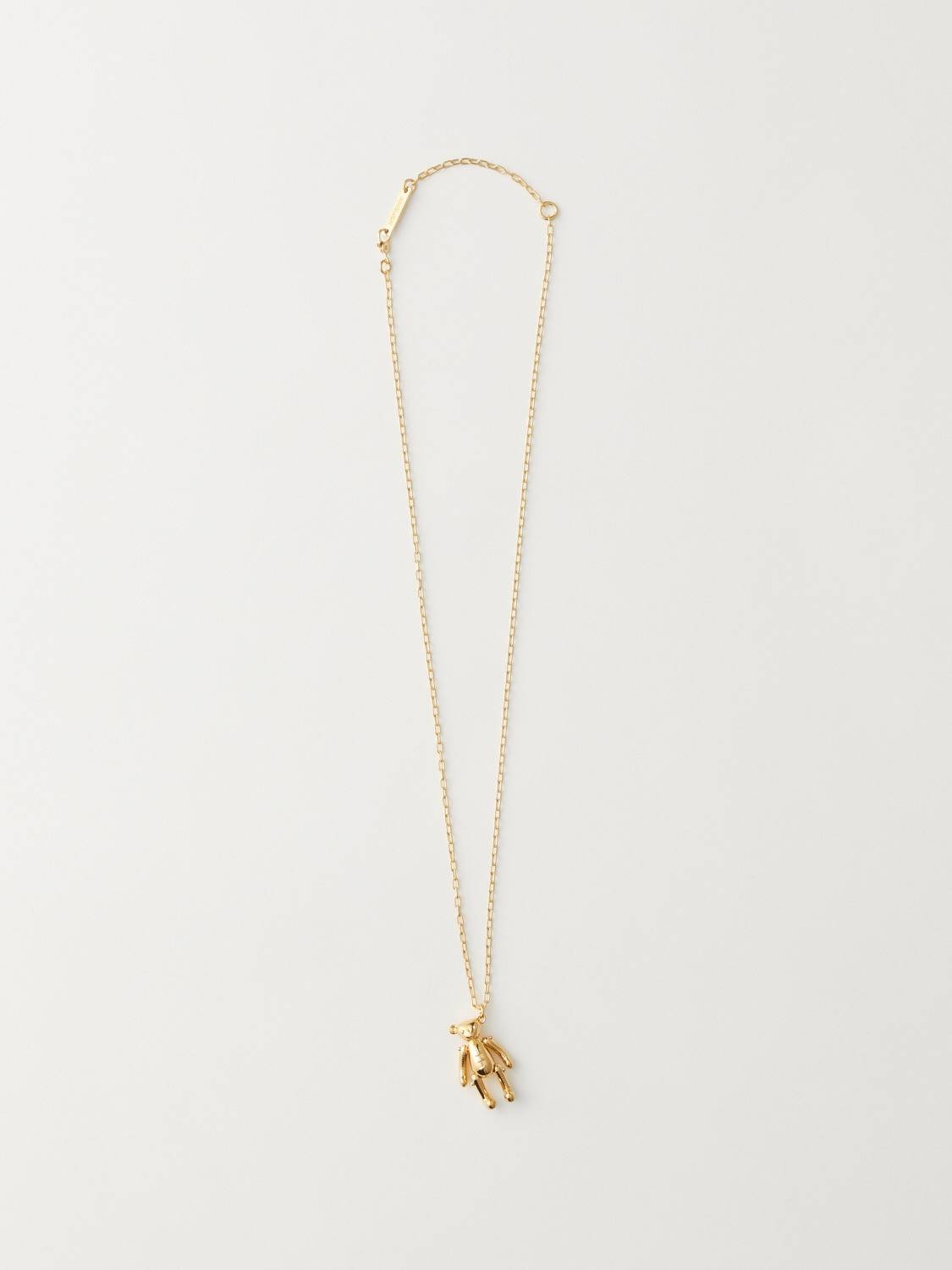 TEDDY BEAR CHARM NECKLACE 詳細画像 Gold 2