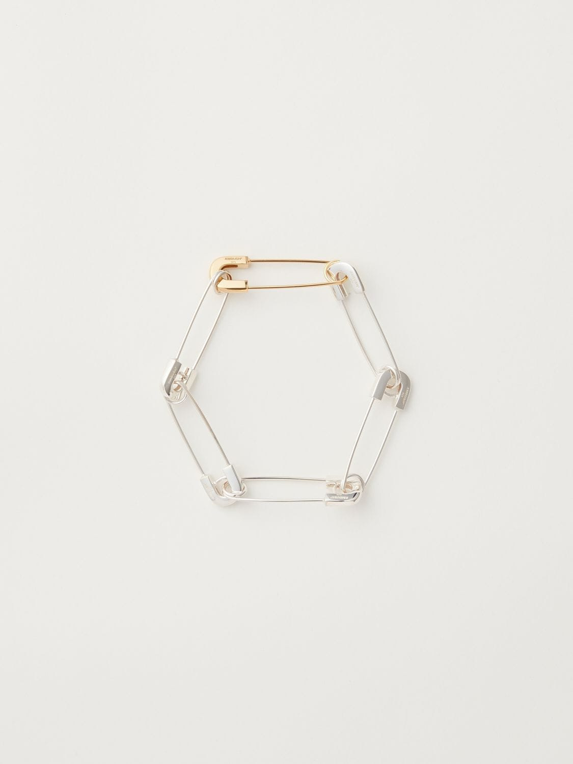 SAFETY PIN LINK BRACELET 詳細画像 Silver 1