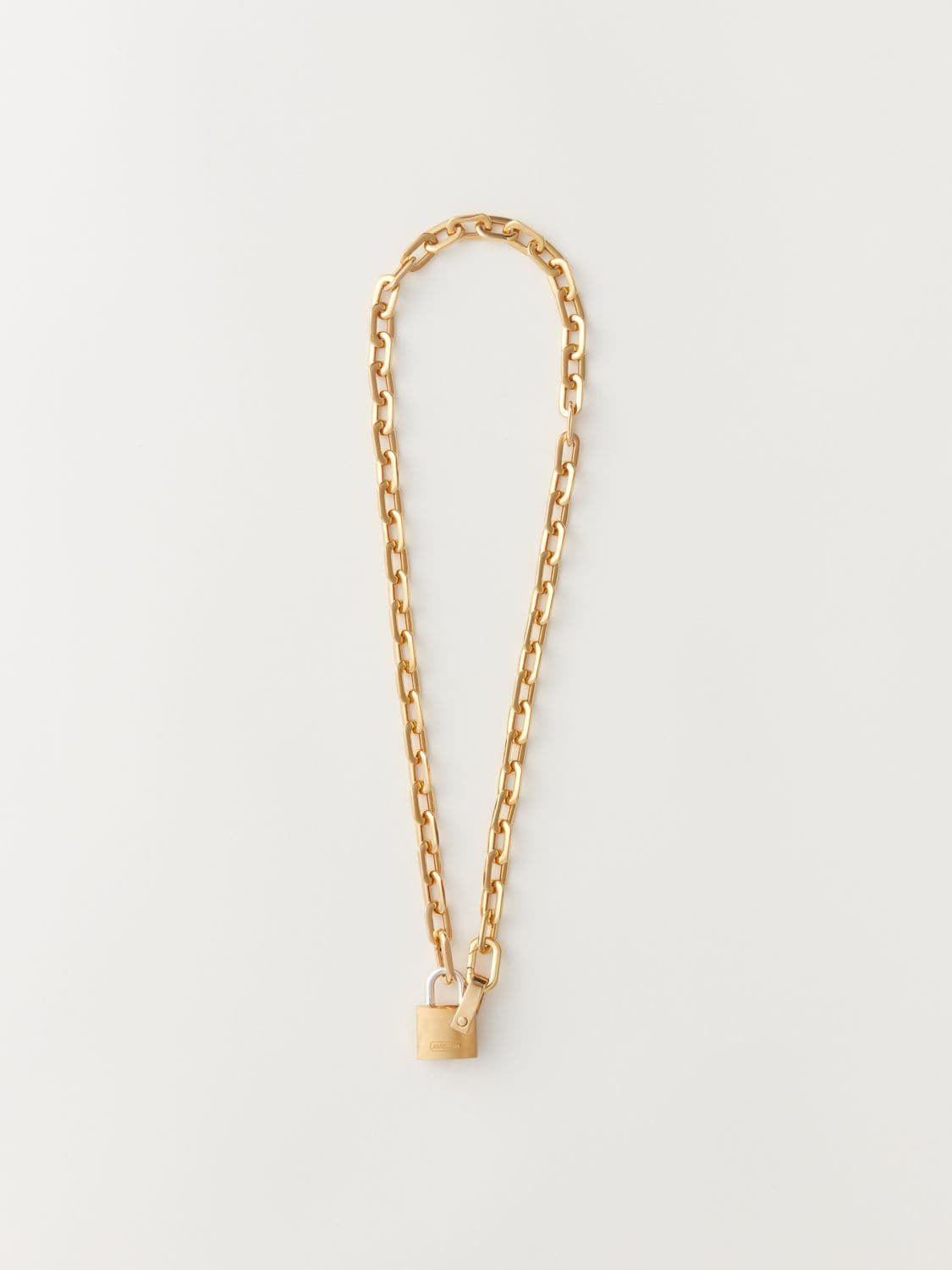 SMALL PADLOCK CHAIN NECKLACE 詳細画像 Gold 1