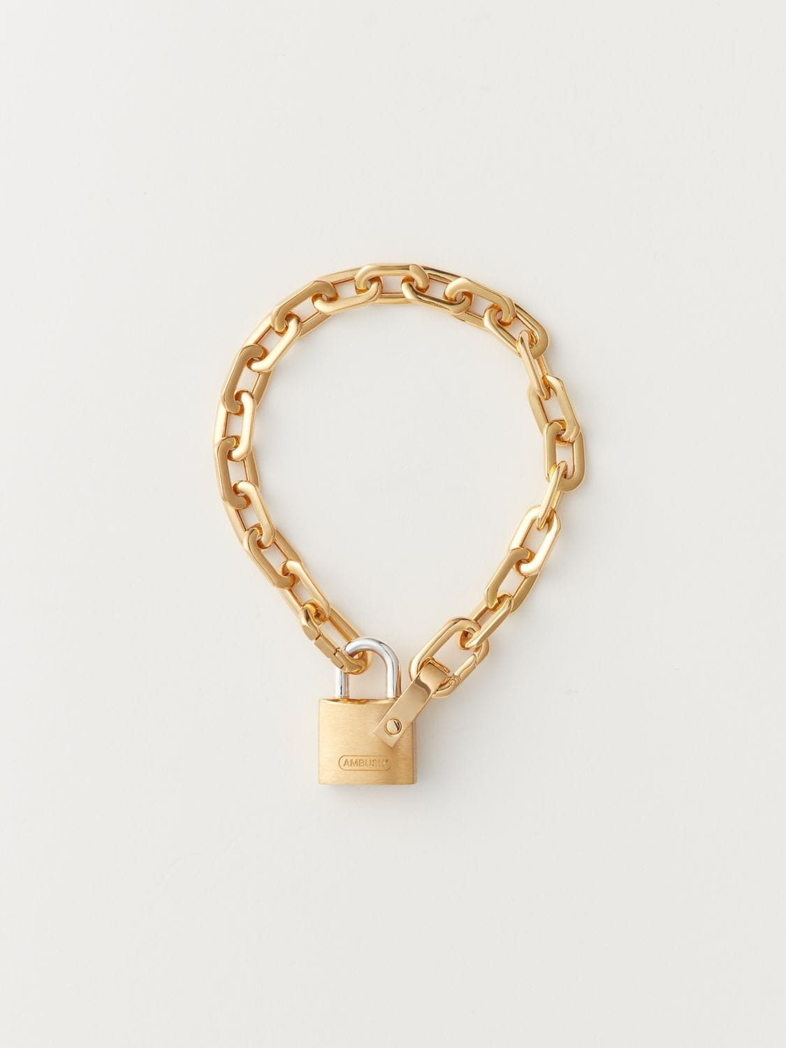 SMALL PADLOCK CHAIN BRACELET 詳細画像 Gold 1