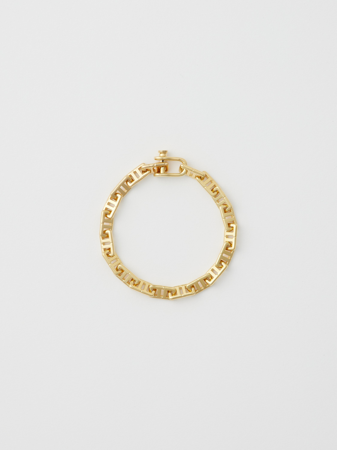 SMALL MONOGRAM CHAIN BRACELET 詳細画像 Gold 1