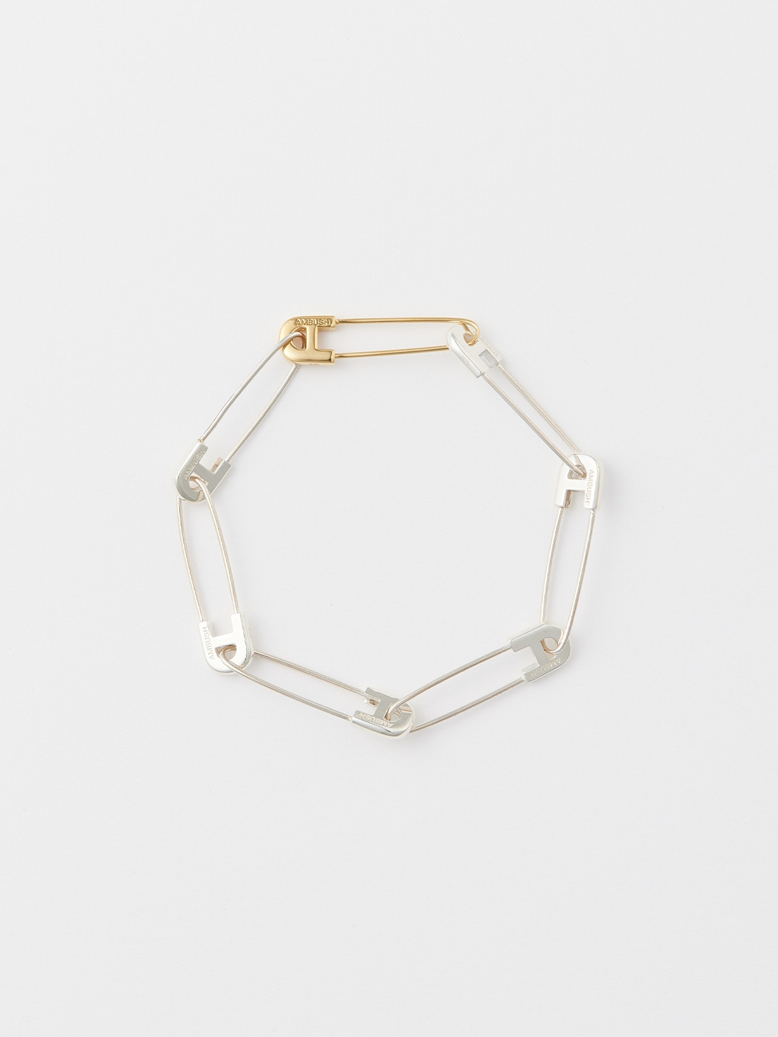 SMALL SAFETY PIN BRACELET 詳細画像 Silver 1