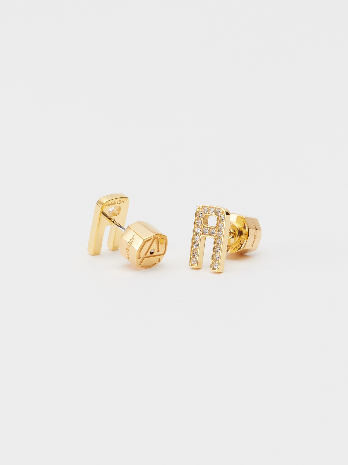 PAVE A STUD EARRINGS 詳細画像 Gold 2