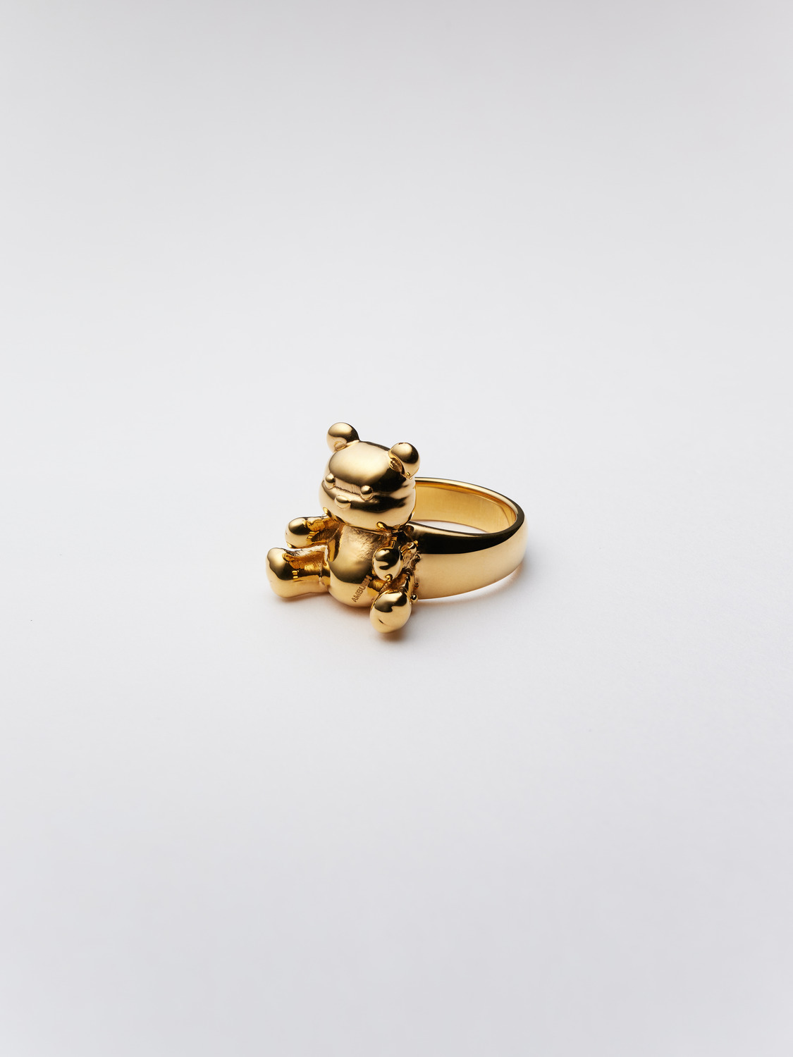 INFLATED TEDDY BEAR RING 詳細画像 Gold 1