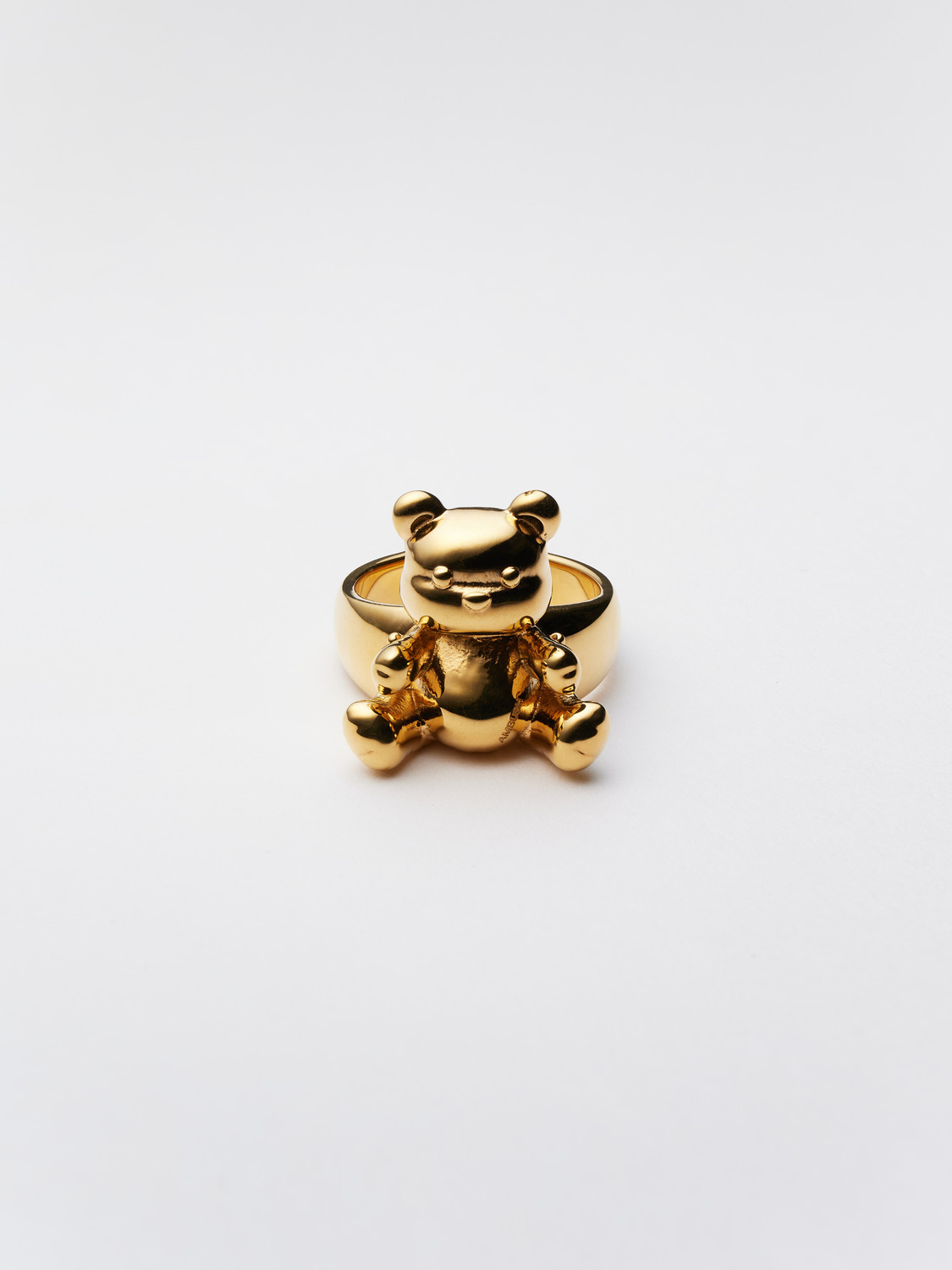 INFLATED TEDDY BEAR RING 詳細画像 Gold 2