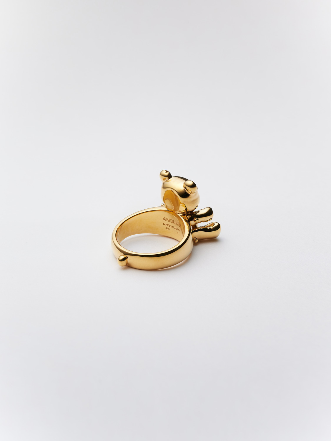 INFLATED TEDDY BEAR RING 詳細画像 Gold 3