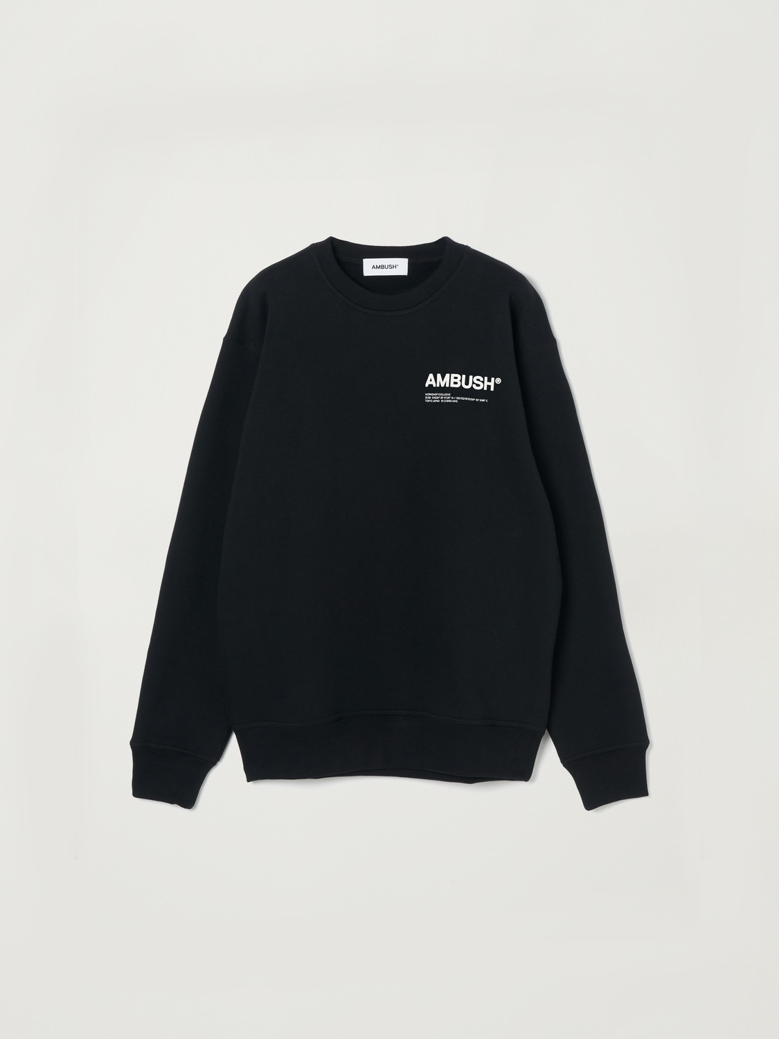 WORKSHOP CREWNECK SWEATSHIRT 詳細画像 Black 1