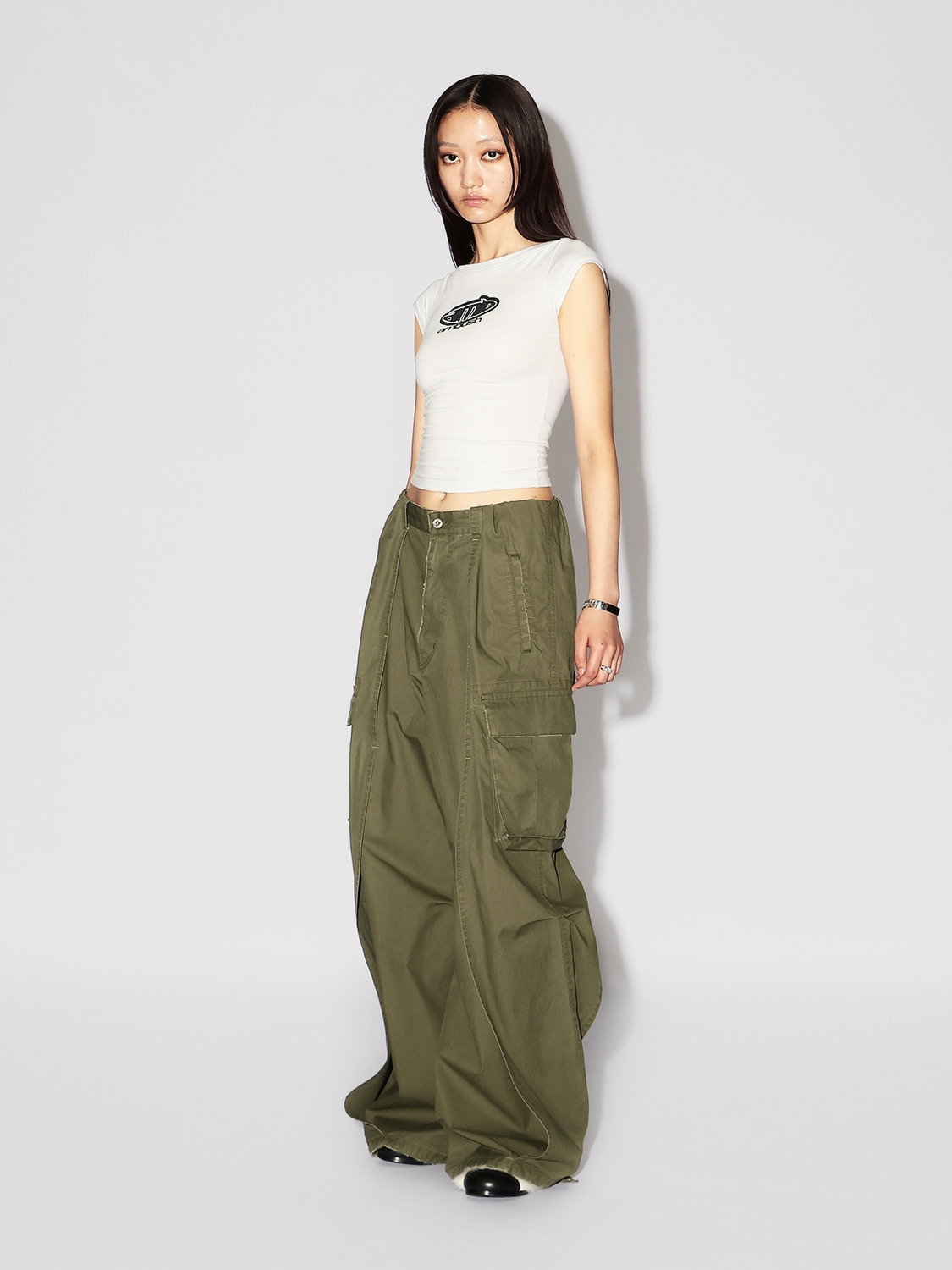 SIDE WRAP CARGO PANTS 詳細画像 Khaki 6
