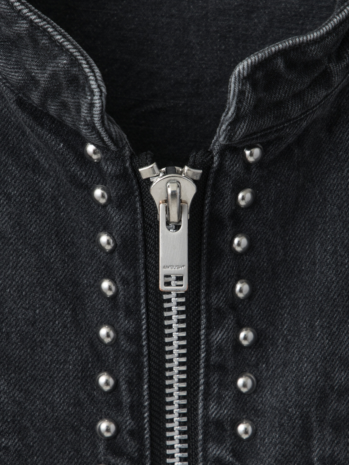 STUDS DENIM ZIP UP JACKET 詳細画像 Black 4