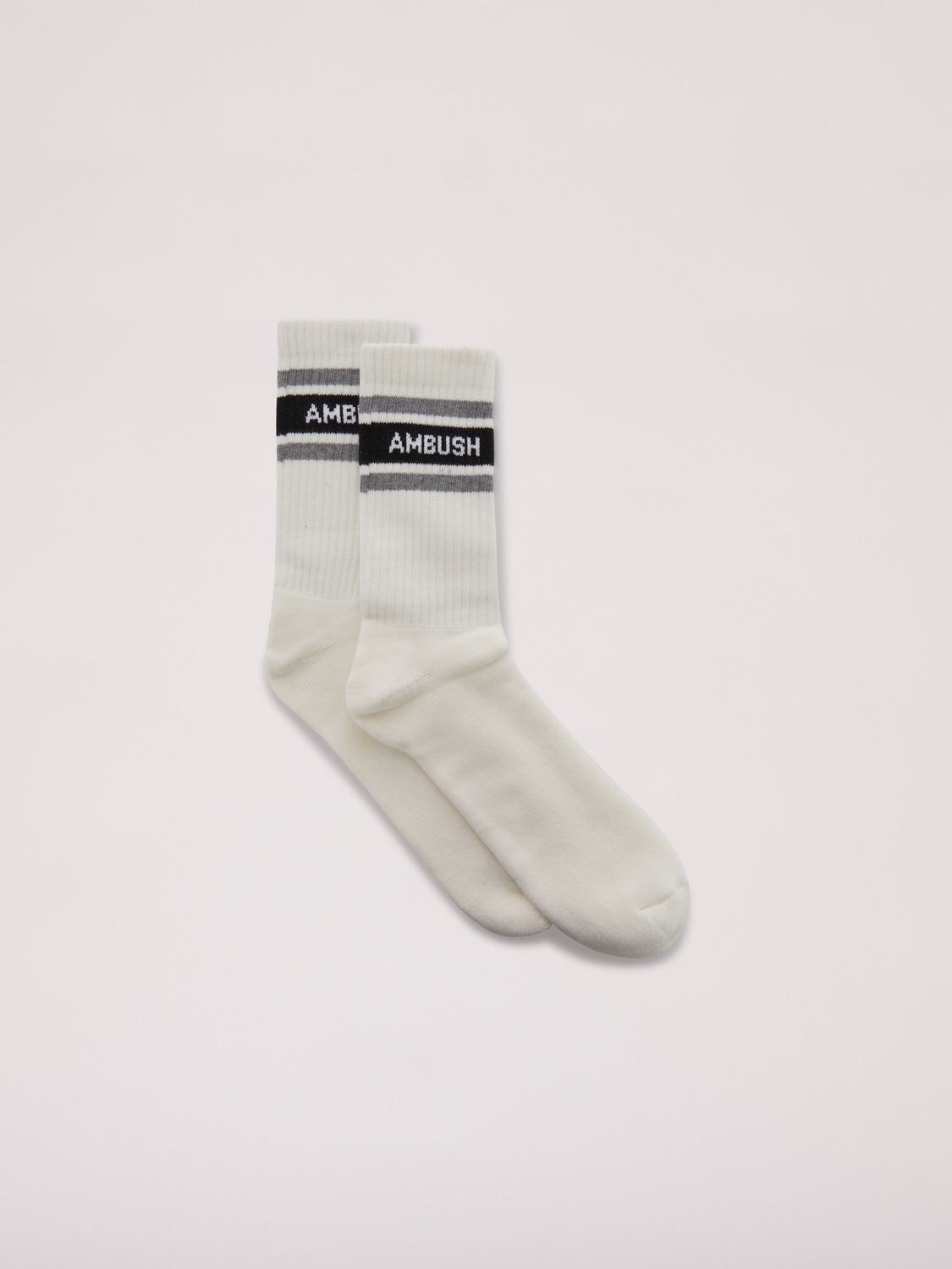 SPORT LOGO SOCKS 詳細画像 White&times;Black 1