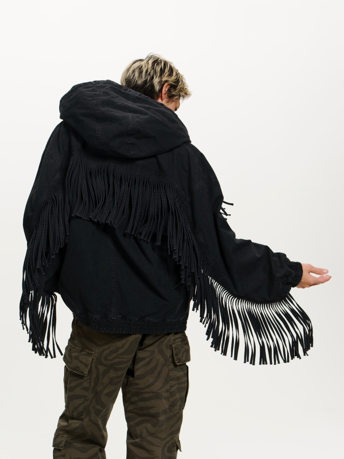 CANVAS MULTICORD HOODIE JACKET 詳細画像 Black 5