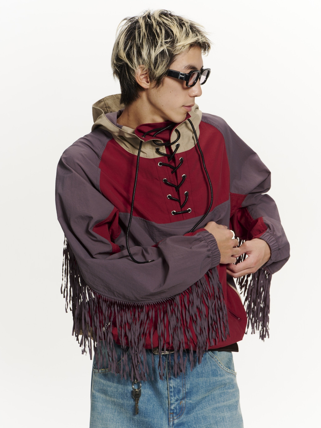 FRINGED NYLON ANORAK 詳細画像 Multi 10