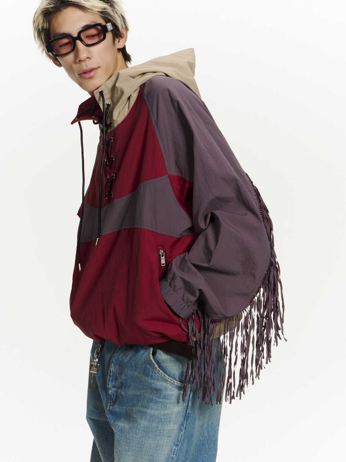 FRINGED NYLON ANORAK 詳細画像 Multi 8