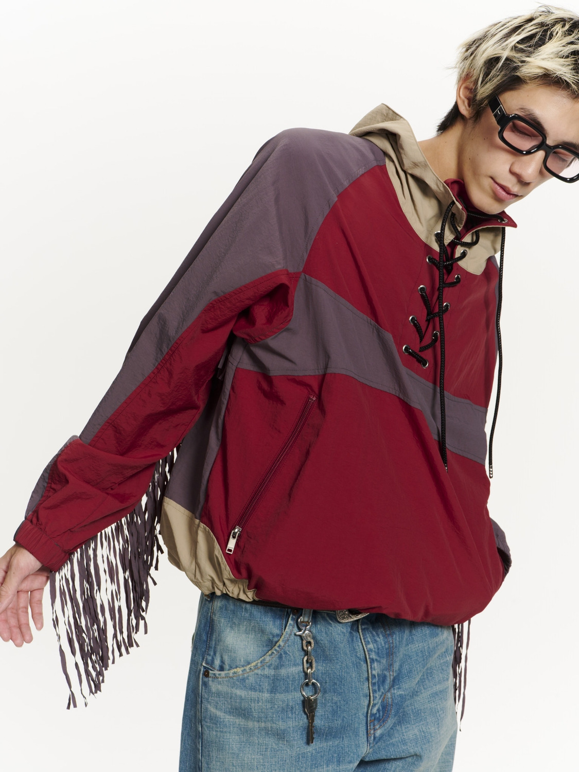 FRINGED NYLON ANORAK 詳細画像 Multi 9