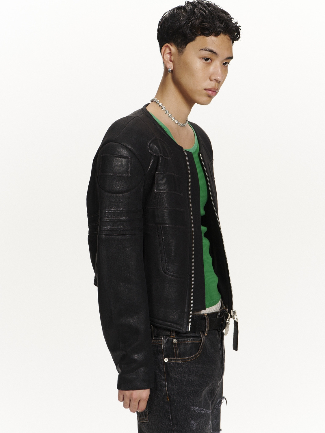 MOTO SWEAT JACKET 詳細画像 Black 5