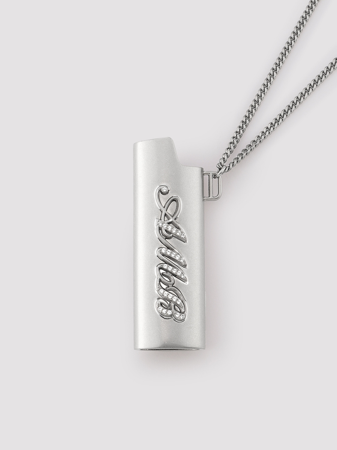 INITIAL LOGO LIGHTER CASE NECKLACE	 詳細画像 Silver 1