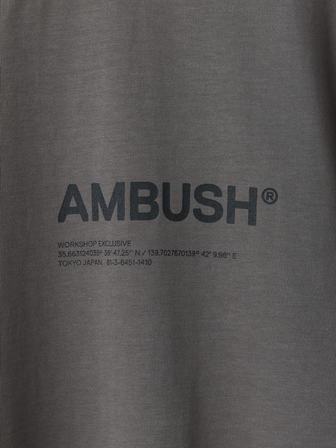 JERSEY WORKSHOP T-SHIRT 詳細画像 Grey 3