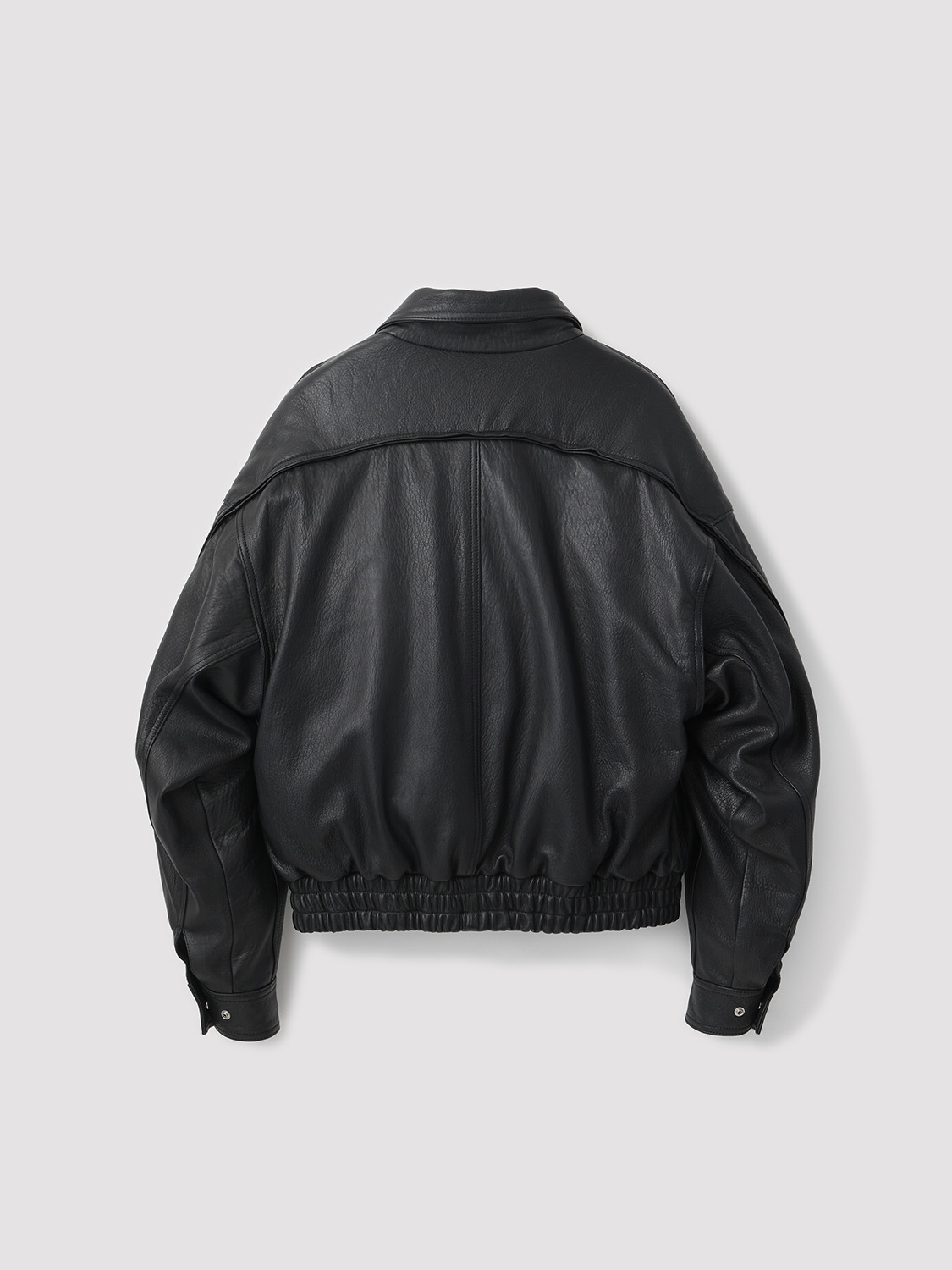 LEATHER BOMBER JACKET 詳細画像 Black 2