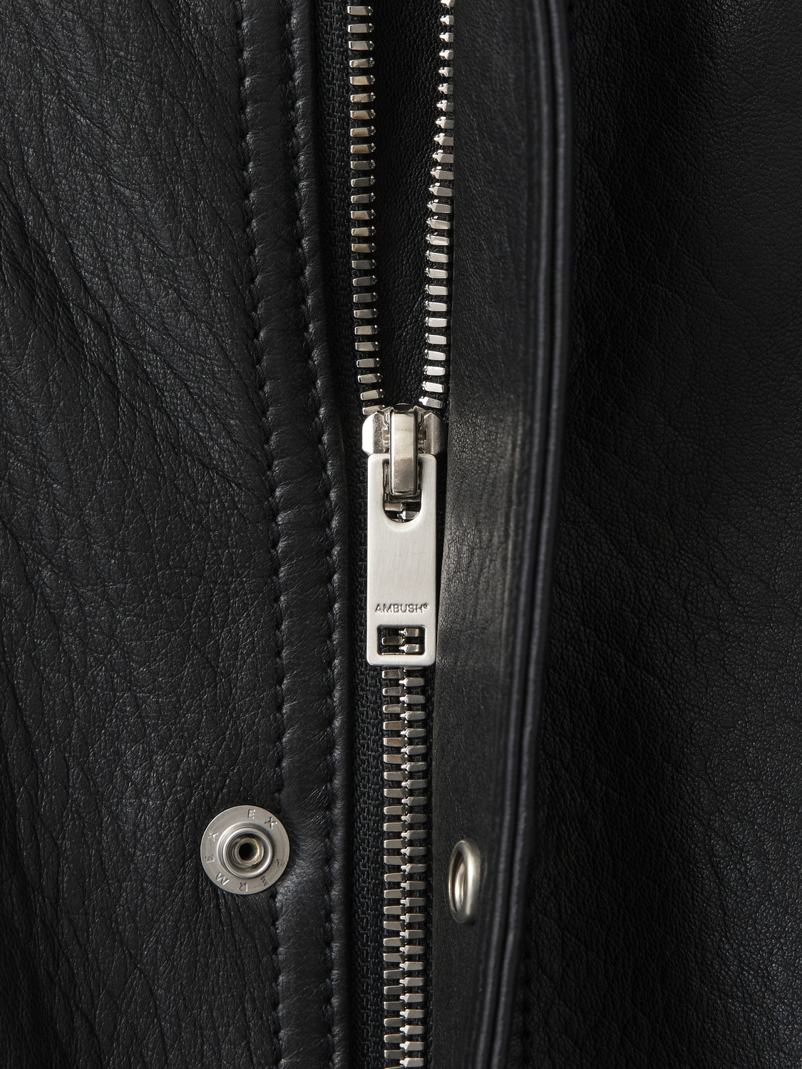 LEATHER BOMBER JACKET 詳細画像 Black 4