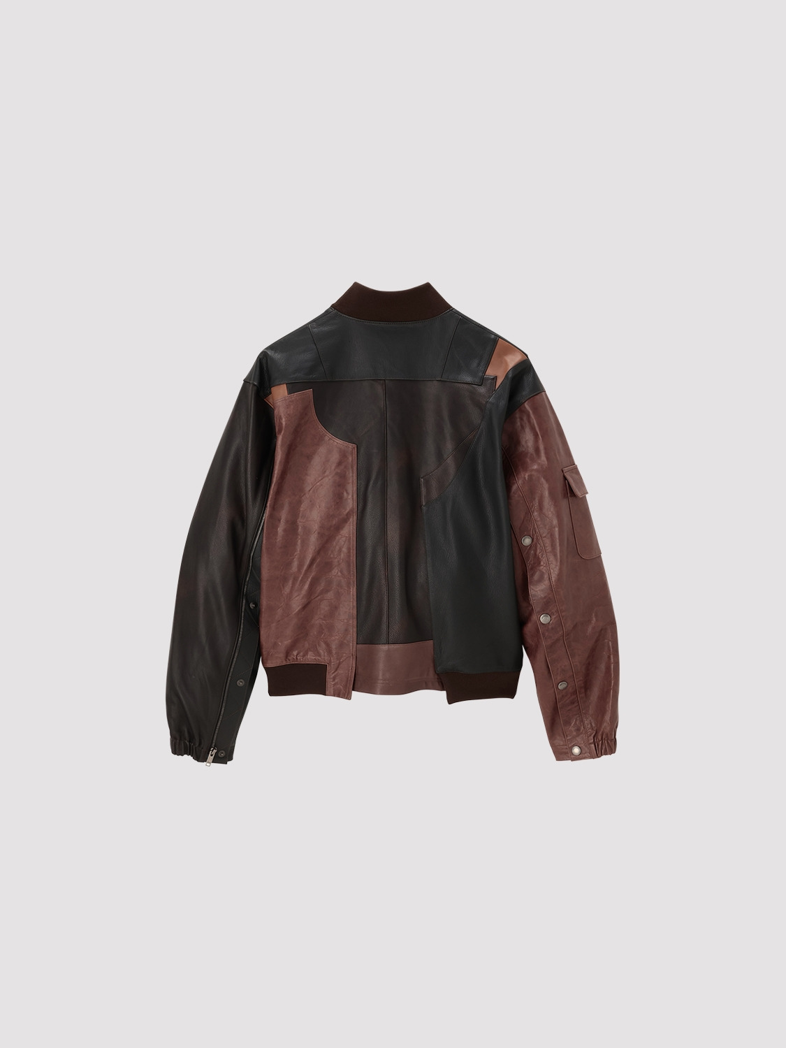 PATCHWORK LEATHER BLOUSON 詳細画像 Multi 2