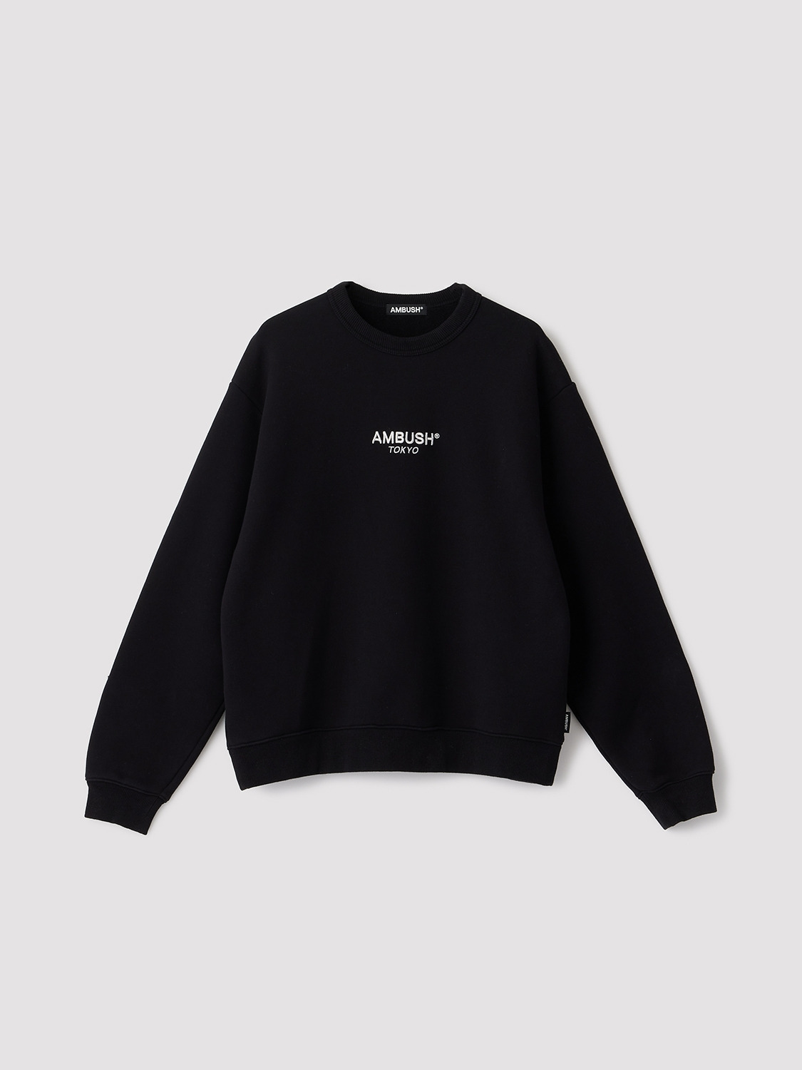 CENTER LOGO CREW NECK 詳細画像 Black 1