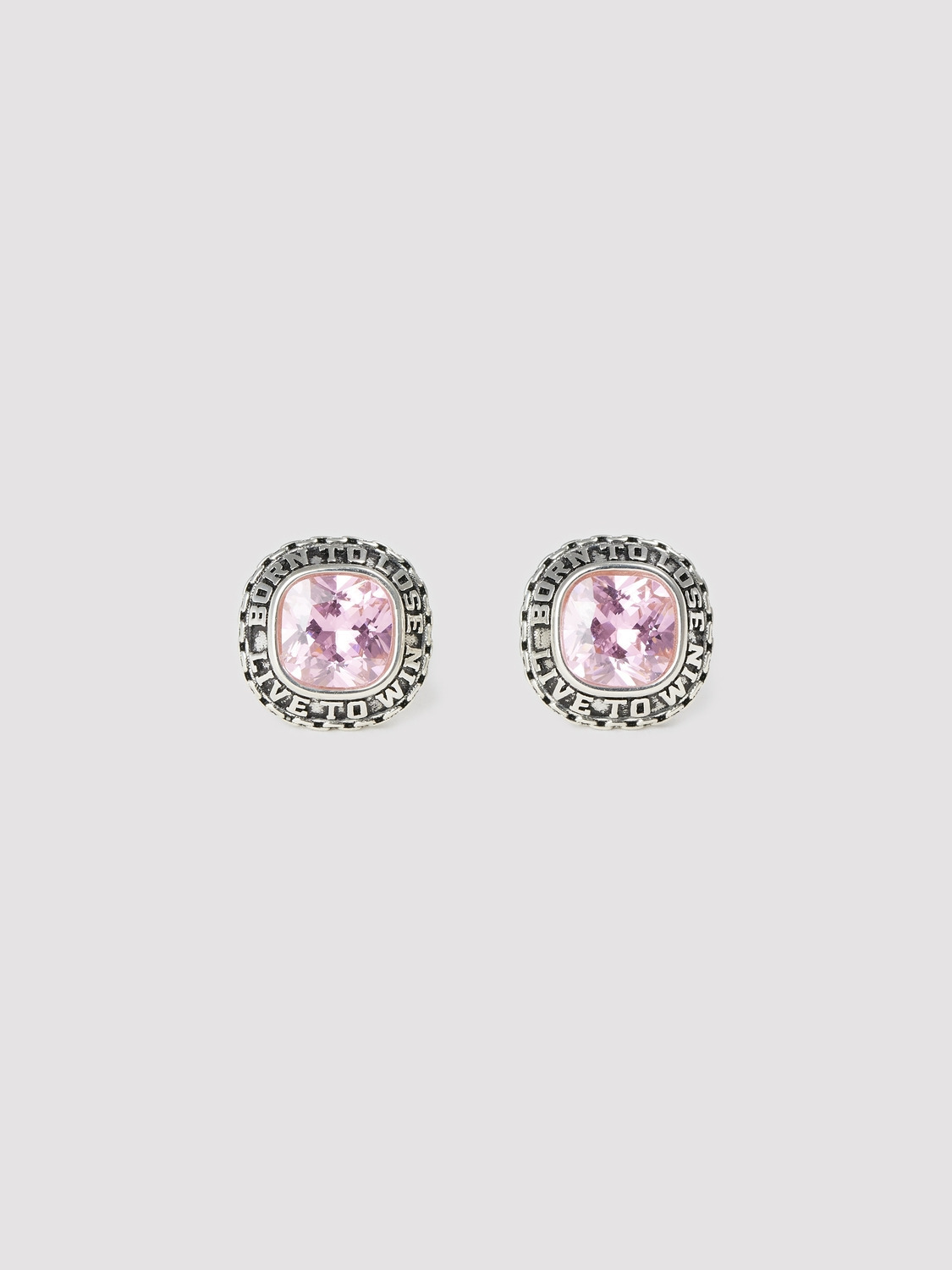STUDS CLASS EARRINGS 詳細画像 Pink 1