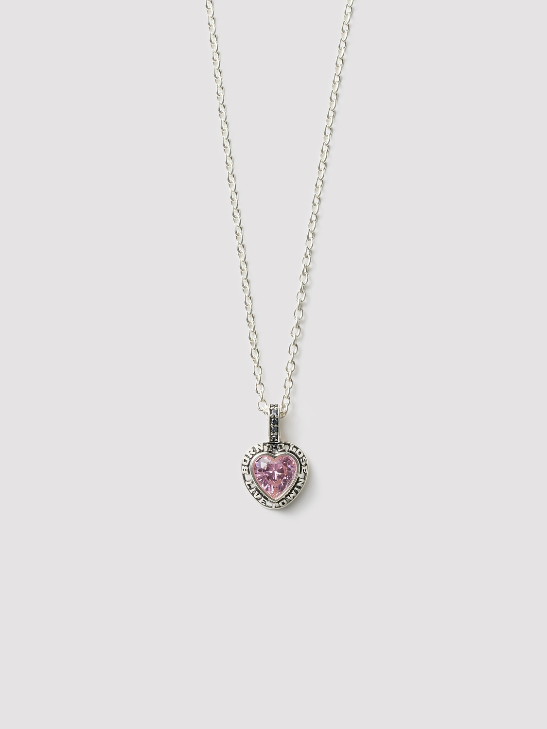 HEART CLASS CHARM NECKLACE SMALL 詳細画像 Pink 1