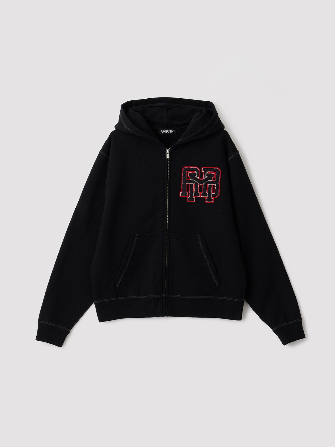 AMB PATCH HOODIE 詳細画像 Black 1