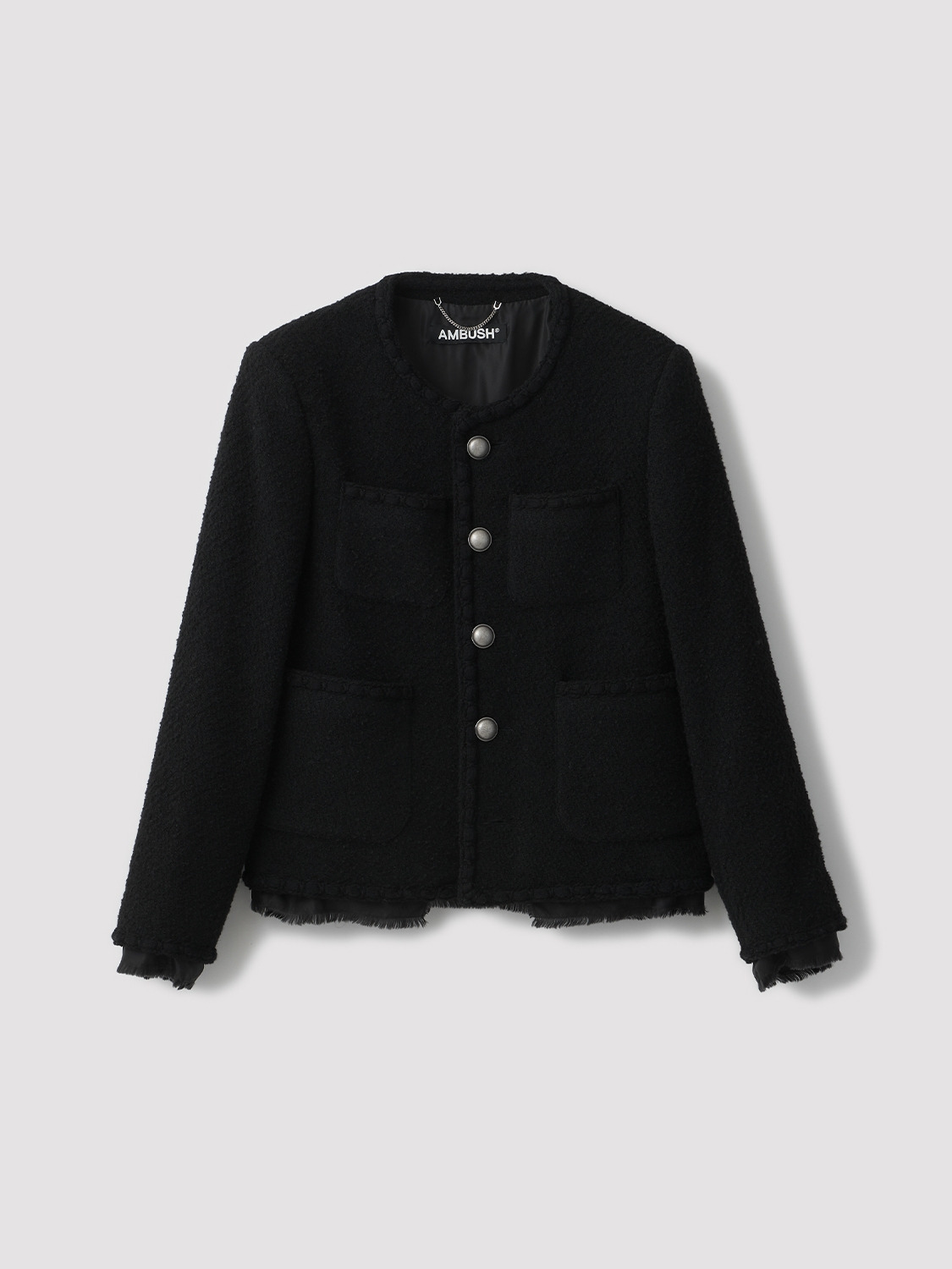 MENS TWEED JACKET 詳細画像 Black 1