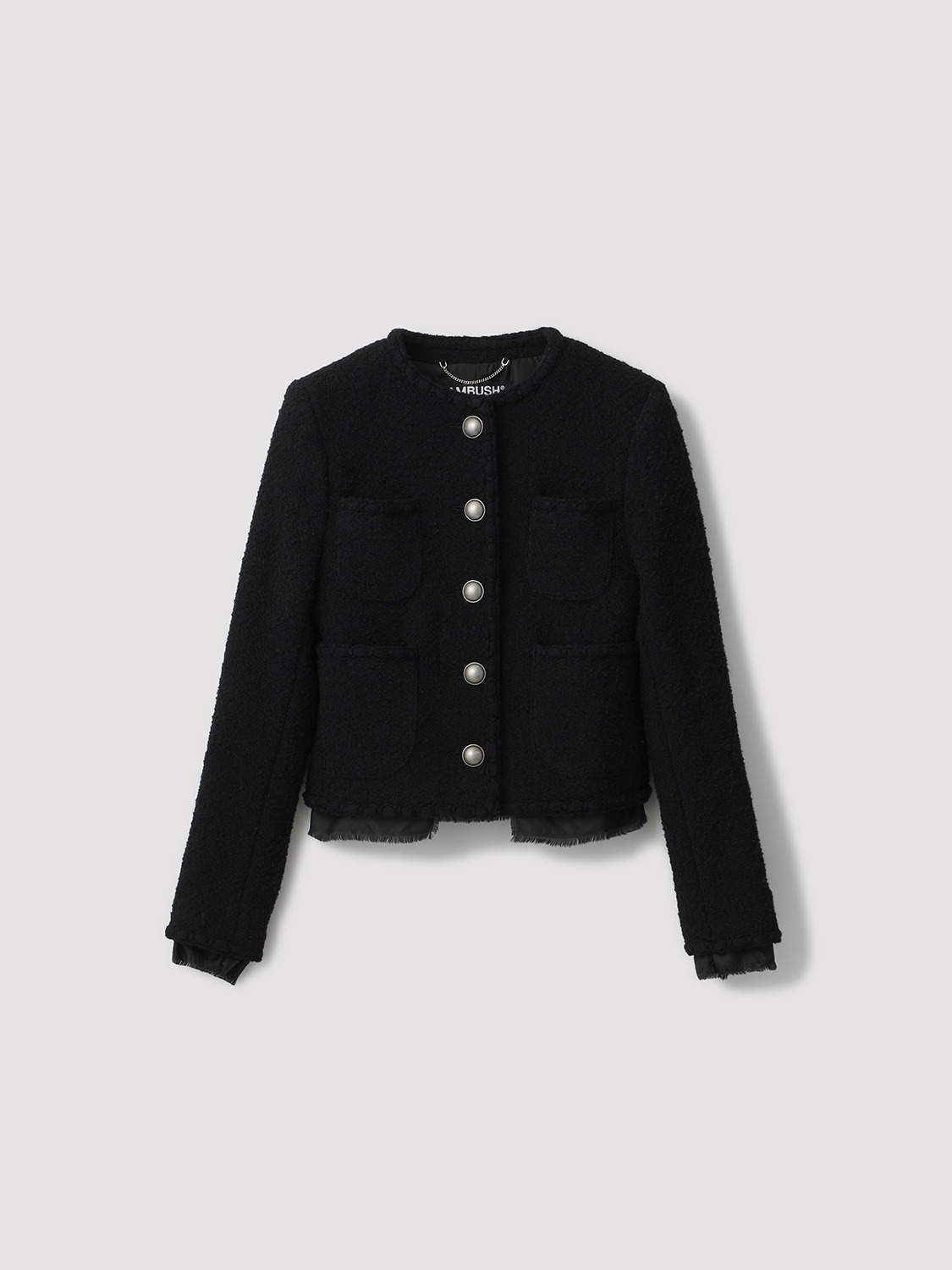WOMENS TWEED JACKET 詳細画像 Black 1