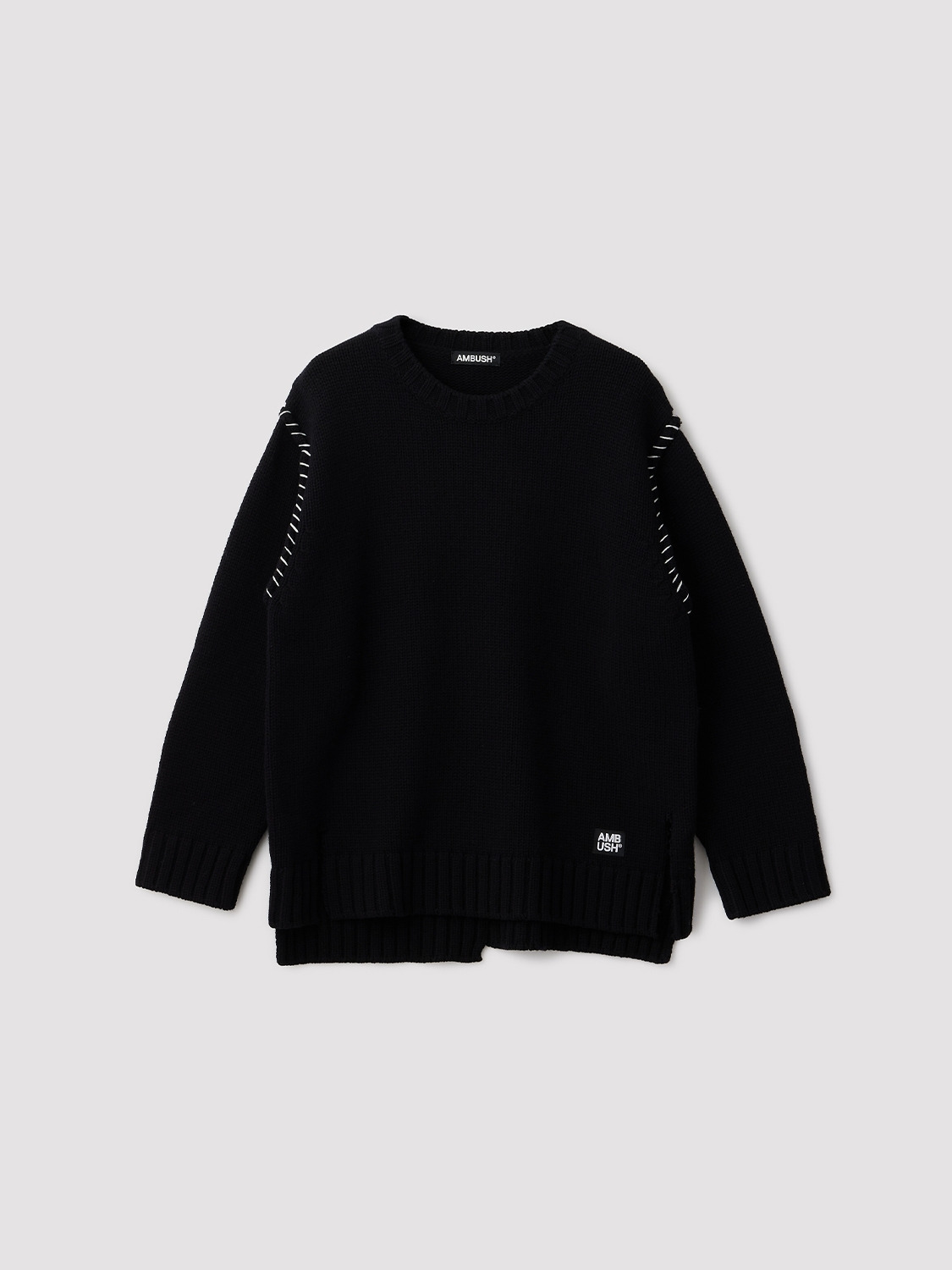 BACK LOGO STITCH CREWNECK 詳細画像 Black 2