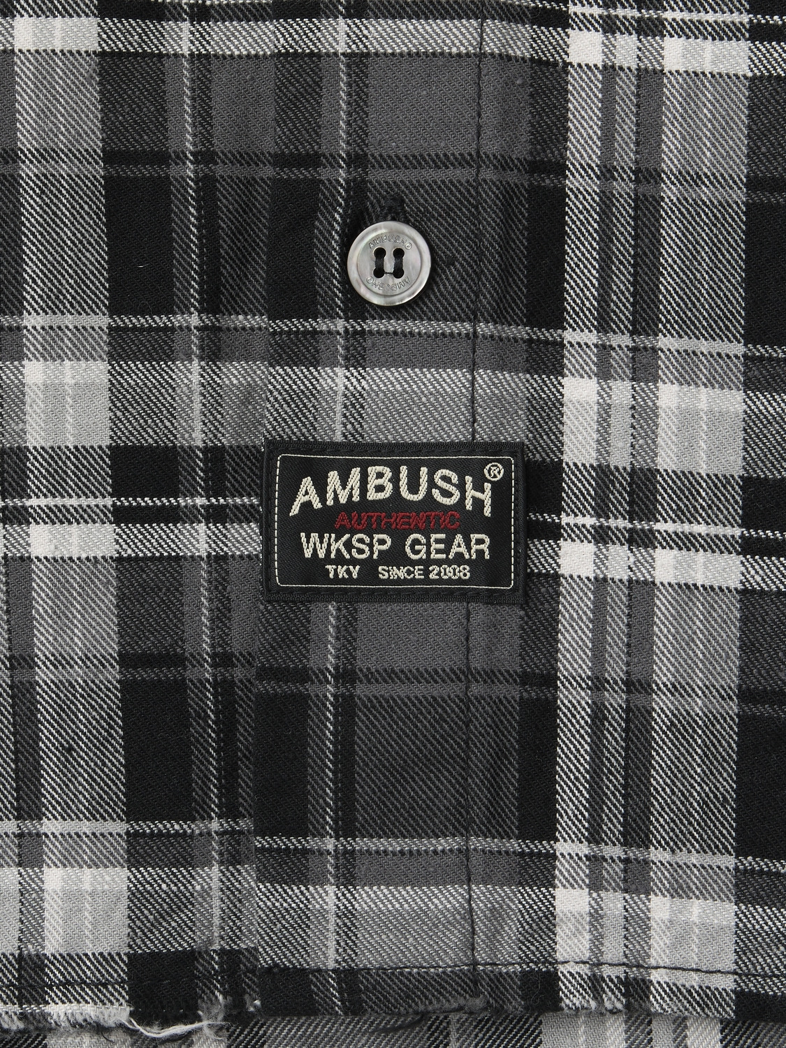 DAMAGED CHECK SHIRT 詳細画像 Black 3