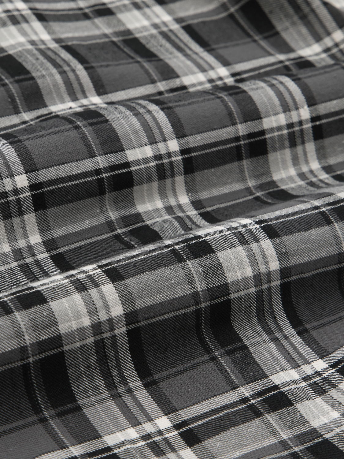 DAMAGED CHECK SHIRT 詳細画像 Black 5