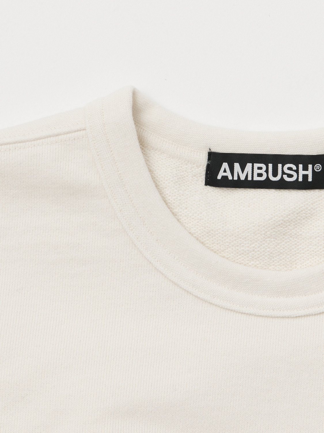 FITTED CREWNECK SWEATSHIRT 詳細画像 O.white 5