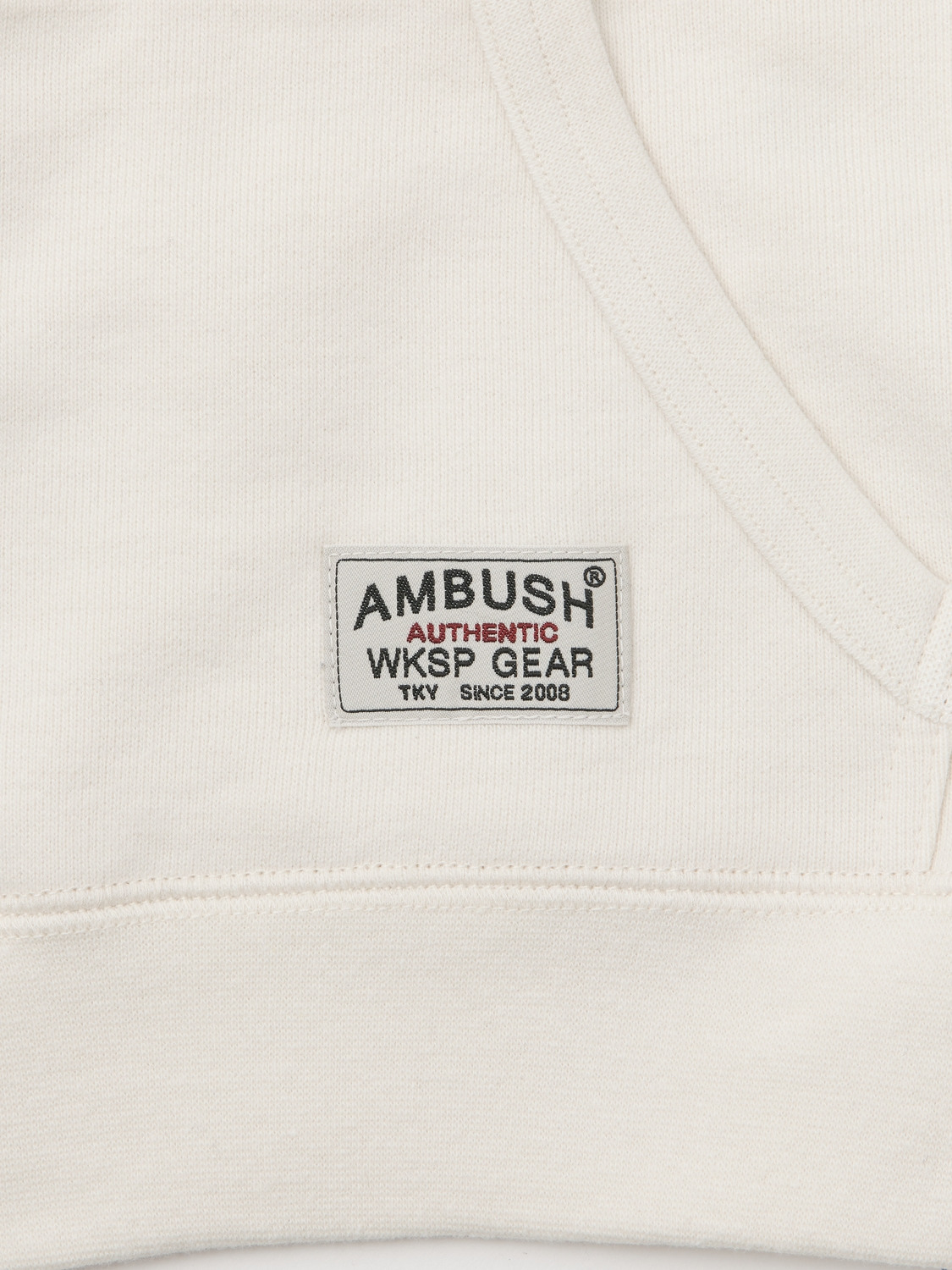 FITTED ZIP-UP HOODIE 詳細画像 O.white 3