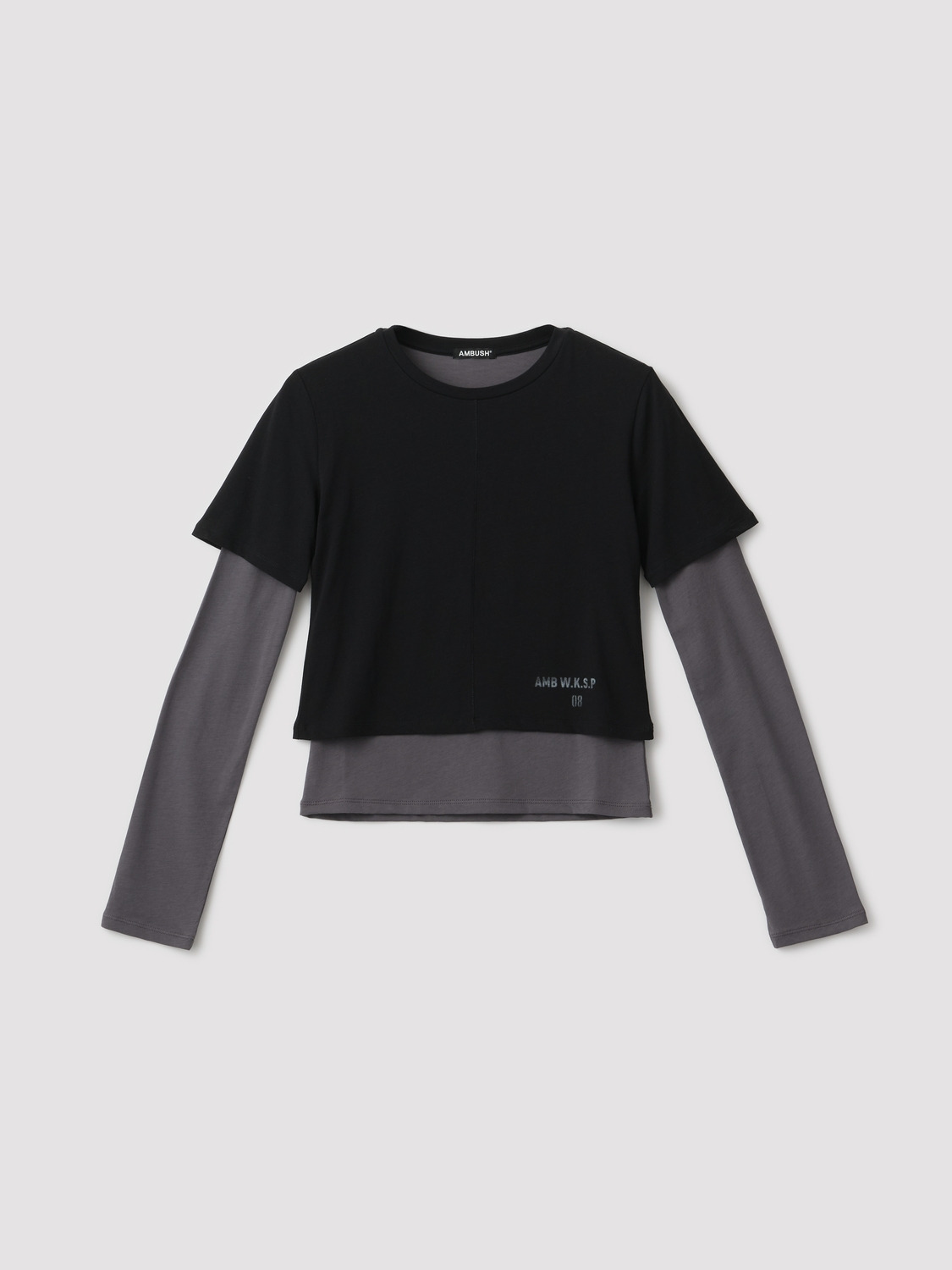 FITTED LAYERED L/S T-SHIRT 詳細画像 Black 1