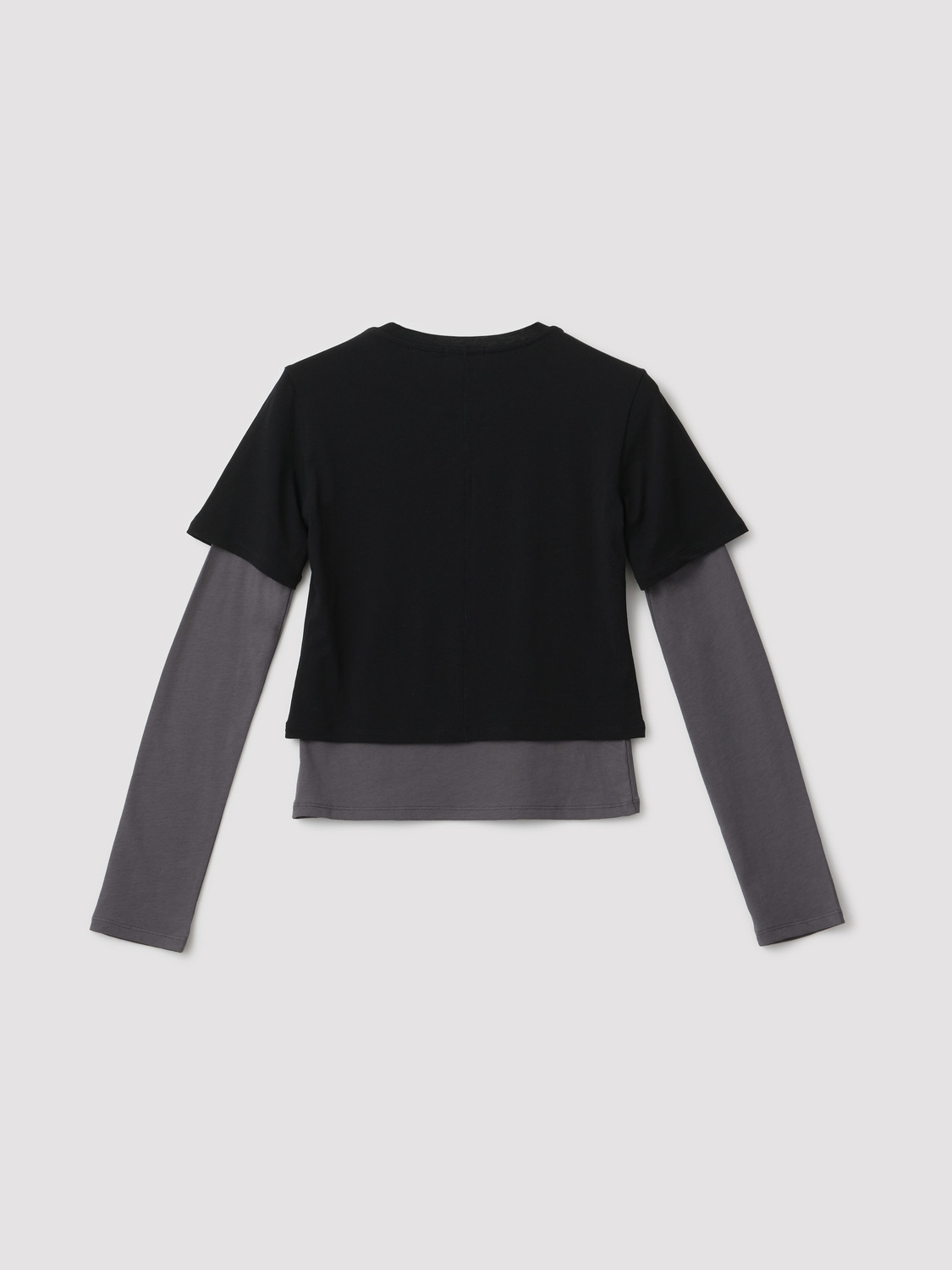 FITTED LAYERED L/S T-SHIRT 詳細画像 Black 2